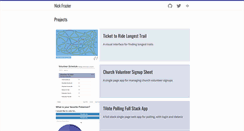 Desktop Screenshot of nickfrazier.com